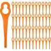 THSINDE Pack De 50 Lames Plastiques De Rechange Pour Débroussailleuse L83 -France Tondeuse Soldes Boutique 67312452 1