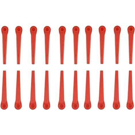 REGALOS Lot De 100 Lames En Plastique Compatibles Avec Coupe-Bordure Gardena, Lames De Rechange Pour Coupe-Bordures Gardena Et Coupe-Bordures Sans Fil.Lame En Plastique à Tête Hexagonale 3 REGALOS Lot De 100 Lames En Plastique Compatibles Avec Coupe-Bordure Gardena, Lames De Rechange Pour Coupe-Bordures Gardena Et Coupe-Bordures Sans Fil.Lame En Plastique à Tête Hexagonale