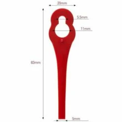 REGALOS Lot De 100 Lames En Plastique Compatibles Avec Coupe-Bordure Gardena, Lames De Rechange Pour Coupe-Bordures Gardena Et Coupe-Bordures Sans Fil.Lame En Plastique à Tête Hexagonale 11 REGALOS Lot De 100 Lames En Plastique Compatibles Avec Coupe-Bordure Gardena, Lames De Rechange Pour Coupe-Bordures Gardena Et Coupe-Bordures Sans Fil.Lame En Plastique à Tête Hexagonale -France Tondeuse Soldes Boutique 67332477 5