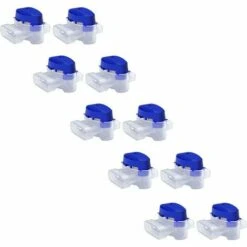 ENLENK Set De Connecteurs De Câbles Pour Robot Tondeuse - 10 Raccords Remplis De Gel Pour Étendre Ou Réparer Fil Electrique Bas Voltage Tondeuse Automatique - Étanches, Sûrs, Dénudage Inutile