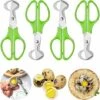 THSINDE Lot De 4 Ciseaux à œufs De Caille, Ciseaux à œufs De Caille En Acier Inoxydable, Petits Ciseaux à œufs De Caille -France Tondeuse Soldes Boutique 67503636 1