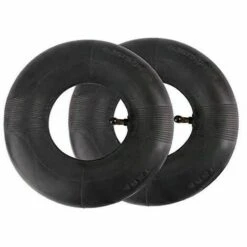 ENLENK Pneu De Chambre à Air 2 PièCes SéRies 4.10/3.50-4 Pouces Pour Diable, Chariot, Chariot Manuel, Chariot De Jardin, Tondeuse à Gazon, Tube De Remplacement 4.10-4