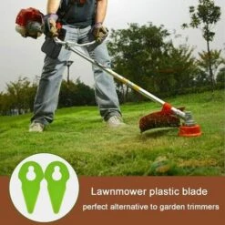 OYLDA 50PCS Lame De Coupe En Plastique Pour Tondeuse à Gazon Compatible Avec La Débroussailleuse, Rouge -France Tondeuse Soldes Boutique 68139800 4