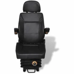 VidaXL Siège De Tracteur Avec Suspension - Noir -France Tondeuse Soldes Boutique 732780 3