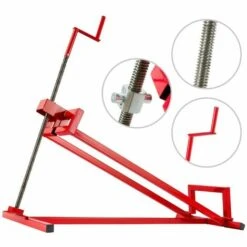 AREBOS Lève-tondeuse Tracteur-tondeuse Dispositif De Levage Cric | 450 Kg | Angle D'inclinaison à Environ 45° | Rouge | Stable Et Solide - Rouge -France Tondeuse Soldes Boutique 7557616 3