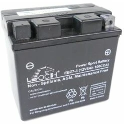 MCCULLOCH Batterie Tondeuse Autoportée Mc Culloch 12V - 6Ah