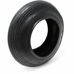 WILTEC Pneu Pour Tondeuses Autoportées 350x100 3.50-8 Sans Chambre à Air Pour Brouette Chariot Diable