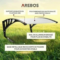 AREBOS Garage De Tondeuse Robot | Abri Pour Robot | Taille 102 X 79 X 46 Cm | Résistant Aux Intempéries + Protection UV | Avec Pieds En Métal | Matériel De Montage Inclus 9 AREBOS Garage De Tondeuse Robot | Abri Pour Robot | Taille 102 X 79 X 46 Cm | Résistant Aux Intempéries + Protection UV | Avec Pieds En Métal | Matériel De Montage Inclus -France Tondeuse Soldes Boutique 8505618 4