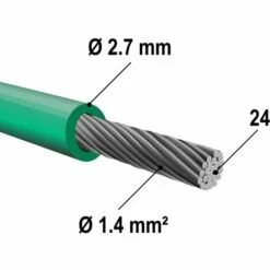 WILTEC Câble Périphérique 250m 2,7mm Installation Robot-tondeuse Fil CCA Délimitation Jardin Zone Tonte -France Tondeuse Soldes Boutique 9216566 4