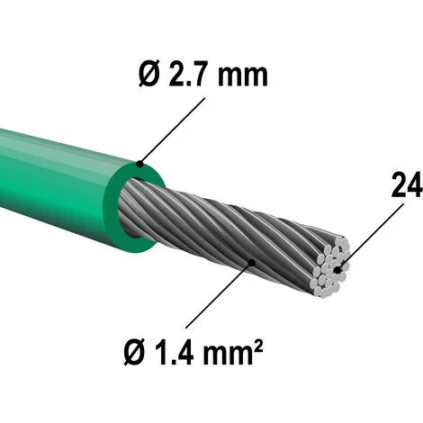 WILTEC Câble Périphérique 150m 2,7mm Installation Robot-tondeuse Fil CCA Délimitation Jardin Zone Tonte 6 WILTEC Câble Périphérique 150m 2,7mm Installation Robot-tondeuse Fil CCA Délimitation Jardin Zone Tonte – Image 4